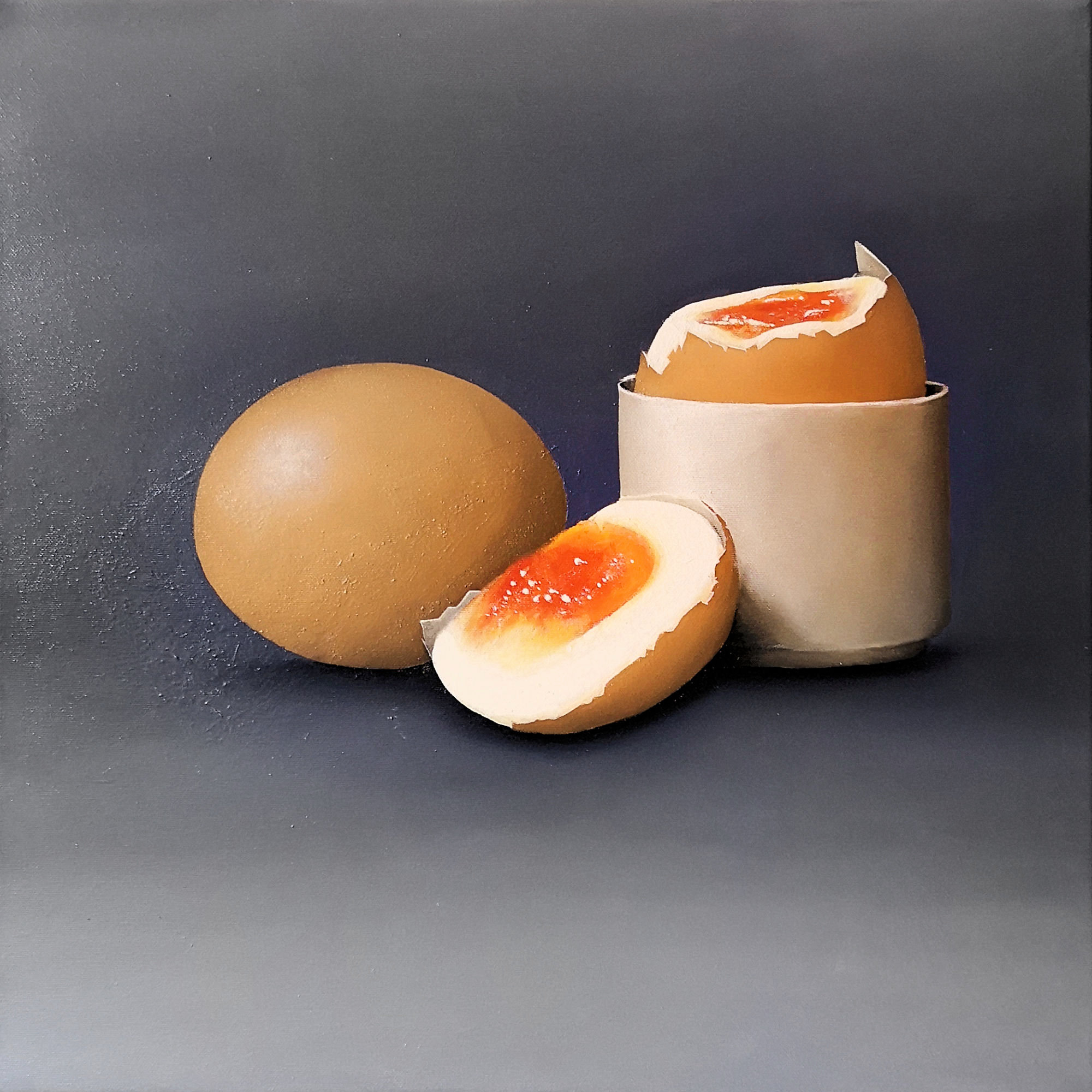 Soft Boiled  ^ 50x50 cm - Oil on canvas ^ 2018 - for sale 800€	